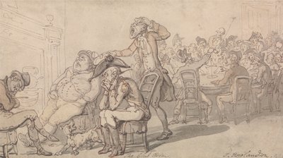 Der Clubraum von Thomas Rowlandson